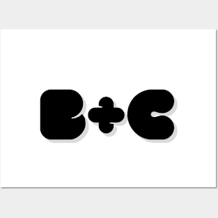 Initials B+G Posters and Art